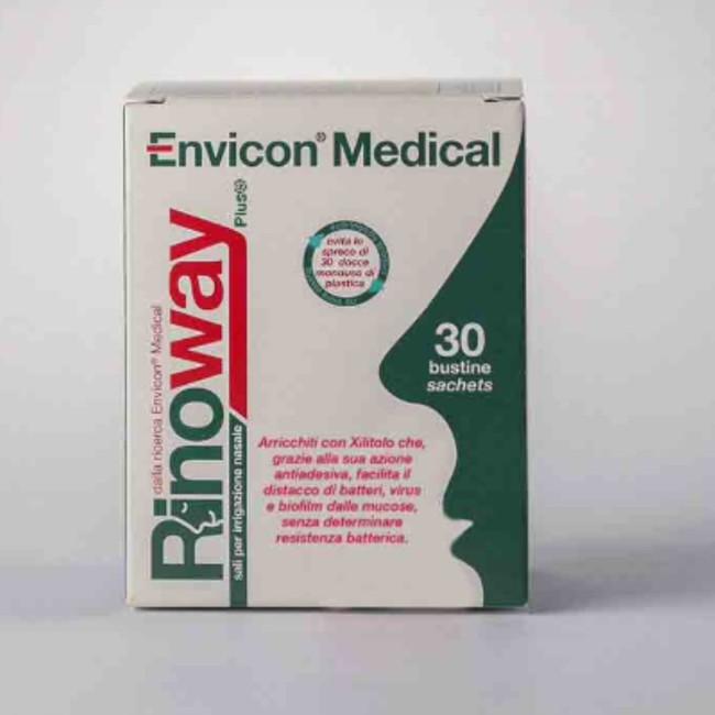Envicon Medical Sali Isotonici Rinoway Plus Con Xilitolo 30 Bustine Envicon Medical Sali Isotonici Rinoway Plus Con Xilitolo 30 Bustine