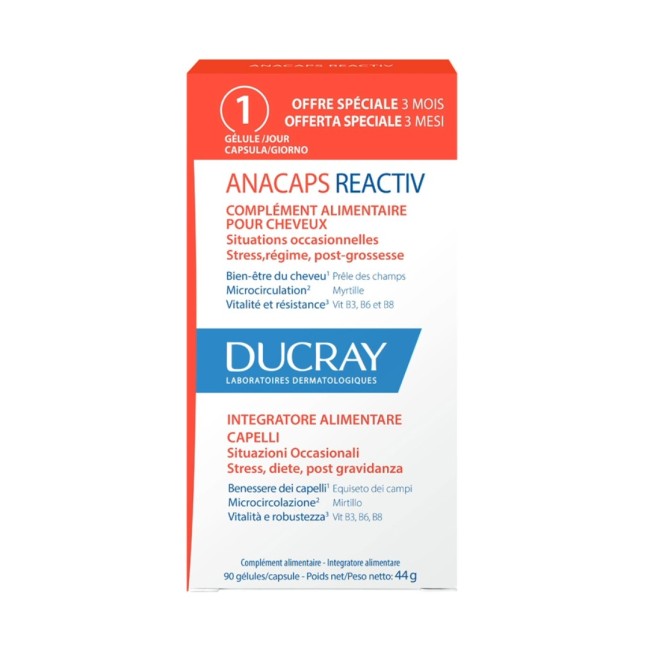Ducray Anacaps Reactiv Gel 90u 90 Capsule 2023 Ducray Anacaps Reactiv Gel 90u 90 Capsule 2023