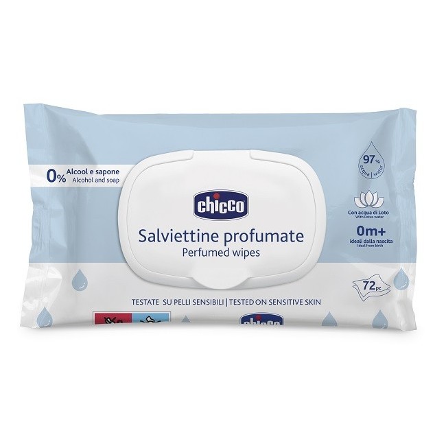 Chicco Salviette bambini 72 Pezzi Chicco Salviette bambini 72 Pezzi