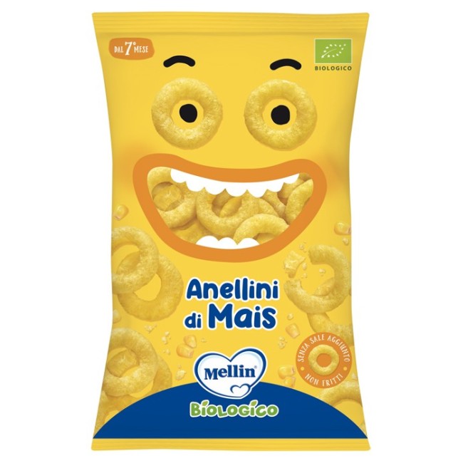 Mellin Snack Bio Anellini Mais 15 G Mellin Snack Bio Anellini Mais 15 G