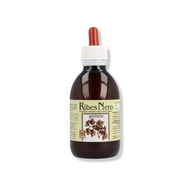 Ecol Ribes Nero Gemme Gocce 200 Ml