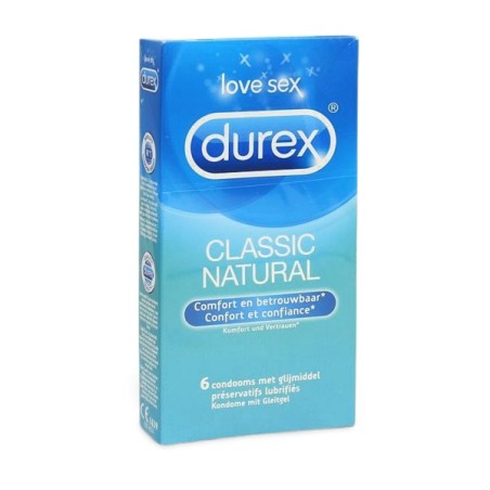 Durex classic natural preservativi 6 pezzi Durex classic natural preservativi 6 pezzi