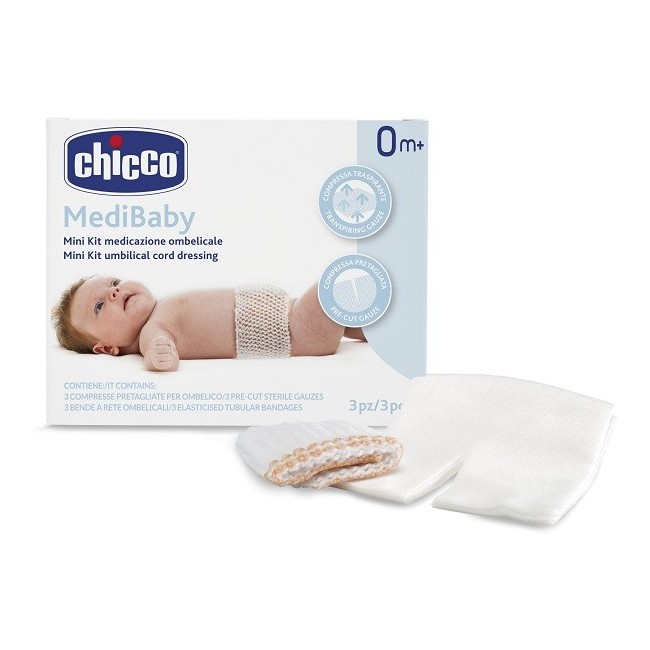 Chicco Mini Kit Medicazione Ombelicale Cal 6 4 Pezzi Chicco Mini Kit Medicazione Ombelicale Cal 6 4 Pezzi