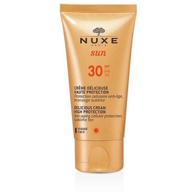 Nuxe sun crema solare anti-eta' viso spf30 Nuxe sun crema solare anti-eta' viso spf30