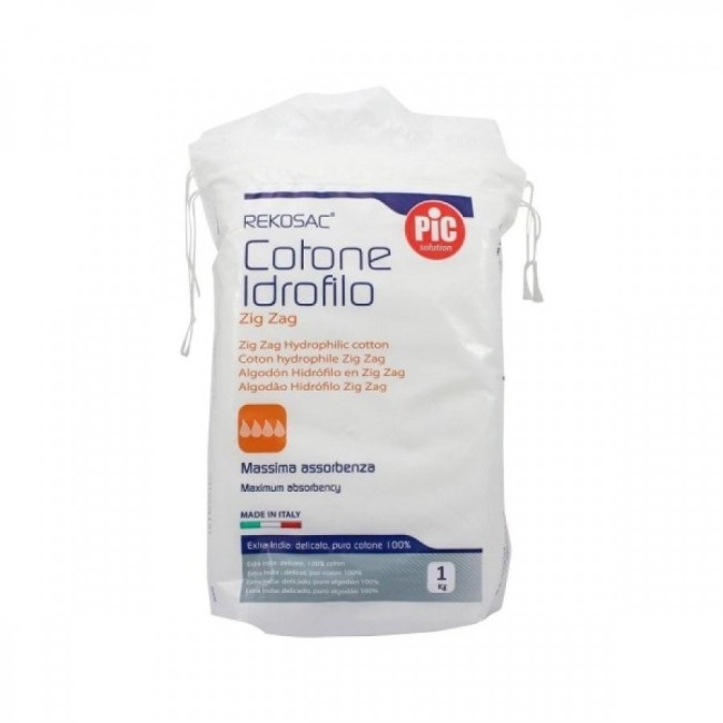 Pikdare Cotone Idrofilo Pic Rekosac Zig Zag 1000 G Pikdare Cotone Idrofilo Pic Rekosac Zig Zag 1000 G