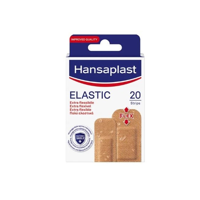 Beiersdorf Hansaplast Elastic/fabric 20 Strips Beiersdorf Hansaplast Elastic/fabric 20 Strips