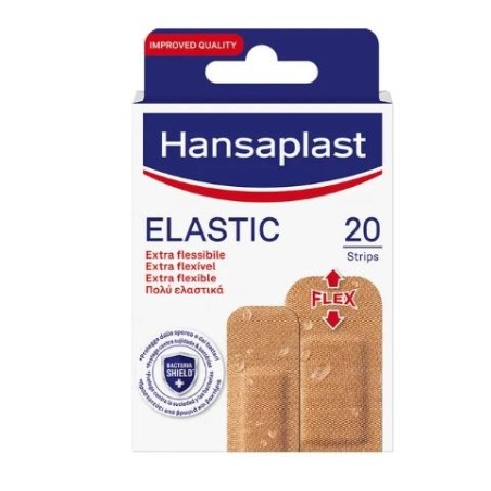 Beiersdorf Hansaplast Elastic/fabric 20 Strips Beiersdorf Hansaplast Elastic/fabric 20 Strips