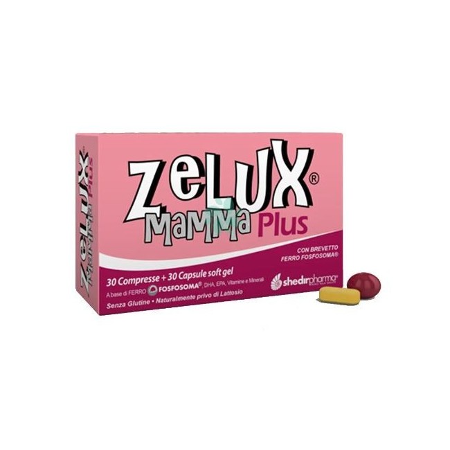 Shedir Pharma Unipersonale Zelux Mamma Plus 30 Compresse + 30 Capsule Soft Gel Shedir Pharma Unipersonale Zelux Mamma Plus 30 Compresse + 30 Capsule Soft Gel