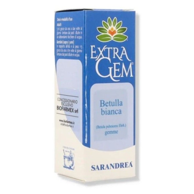 Sarandrea Marco &c. Extragem Betulla Bianca Gemme Gocce 20 Ml Sarandrea Marco &c. Extragem Betulla Bianca Gemme Gocce 20 Ml