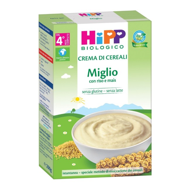 Hipp Bio Crema Cereali Miglio 200 G Hipp Bio Crema Cereali Miglio 200 G