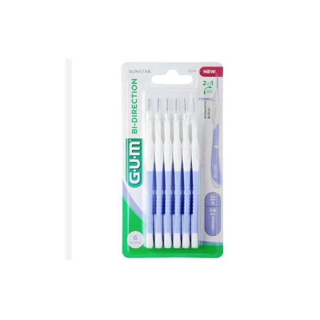Gum Bi-Direction Scovolino Interdentale 0,6mm Gum Bi-Direction Scovolino Interdentale 0,6mm