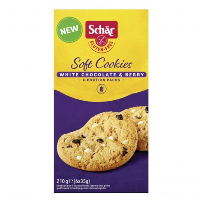 Schar soft cookie white choco 210 grammi Schar soft cookie white choco 210 grammi