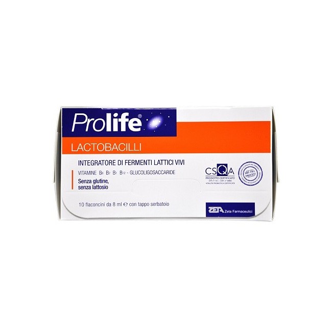 Prolife Lactobacilli 10 Flaconcini 8 Ml Prolife Lactobacilli 10 Flaconcini 8 Ml