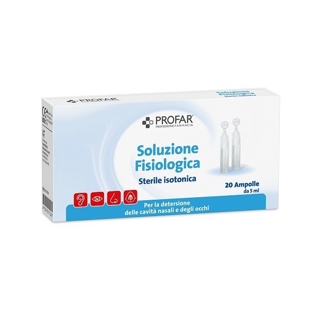 Profar Soluzione Fisiologica 5ml 20 Pezzi Profar Soluzione Fisiologica 5ml 20 Pezzi