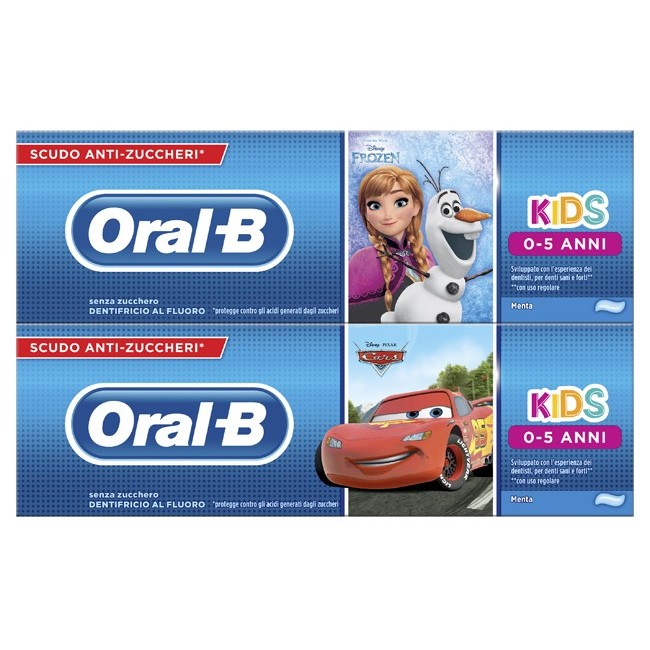 Oralb dentifricio kids frozen&cars 0-5 anni 75 ml Oralb dentifricio kids frozen&cars 0-5 anni 75 ml