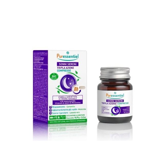Puressentiel Compresse Tripla Azione Sonno 15 Compresse