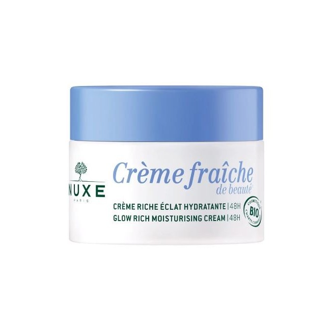 Nuxe creme fraiche crema ricca idratante luminosità 48H 50 ml Nuxe creme fraiche crema ricca idratante luminosità 48H 50 ml