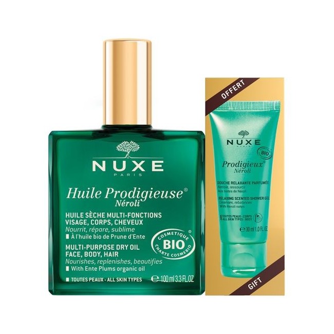 Nuxe Neroli olio prodigioso 100 ml + bagnodoccia neroli 30 ml Nuxe Neroli olio prodigioso 100 ml + bagnodoccia neroli 30 ml