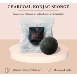 Erborian Charcoal Konjac Face Sponge spugna da bagno al carbone vegetale Erborian Charcoal Konjac Face Sponge spugna da bagno al carbone vegetale