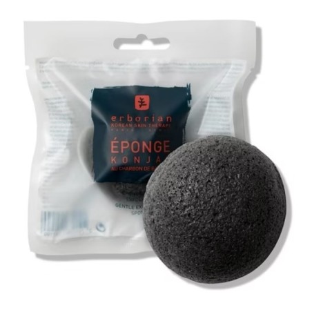 Erborian Charcoal Konjac Face Sponge spugna da bagno al carbone vegetale Erborian Charcoal Konjac Face Sponge spugna da bagno al carbone vegetale