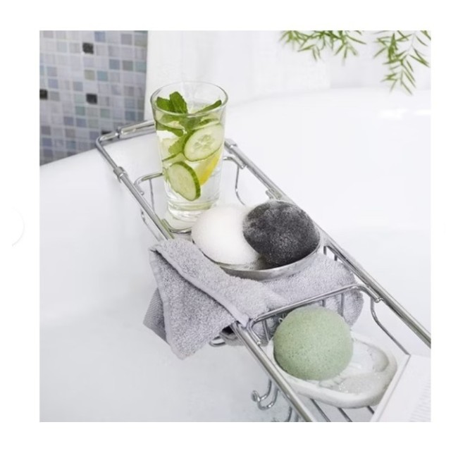 Erborian Charcoal Konjac Sponge with Green Tea spugna da bagno al tè verde Erborian Charcoal Konjac Sponge with Green Tea spugna da bagno al tè verde