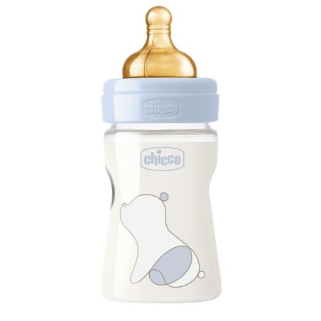 Chicco biberon original touch 1 foro boy tettarella in caucciu' 150 ml Chicco biberon original touch 1 foro boy tettarella in caucciu' 150 ml