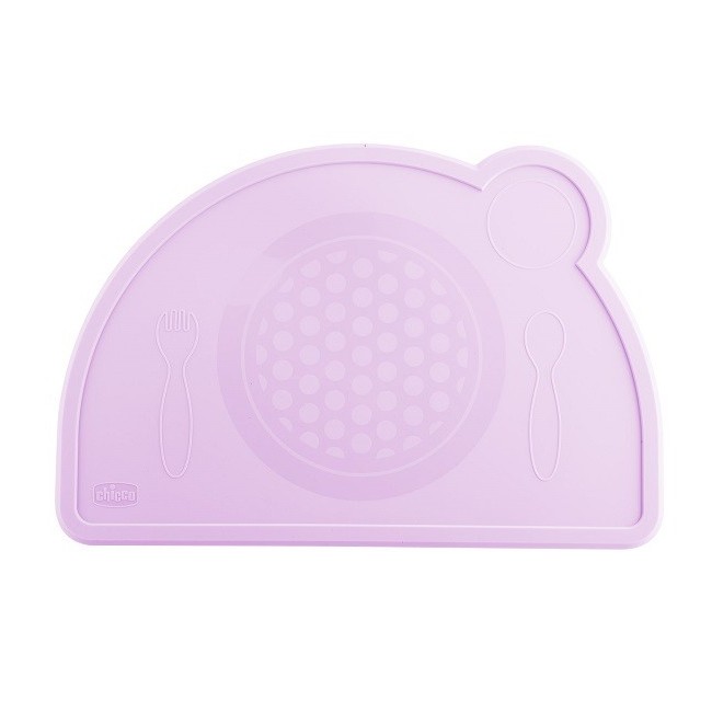 Chicco tovaglietta silicone rosa 1 pezzo Chicco tovaglietta silicone rosa 1 pezzo