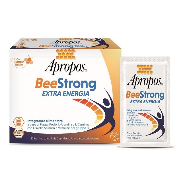  Apropos Beestrong Extra Energia 12 Bustine