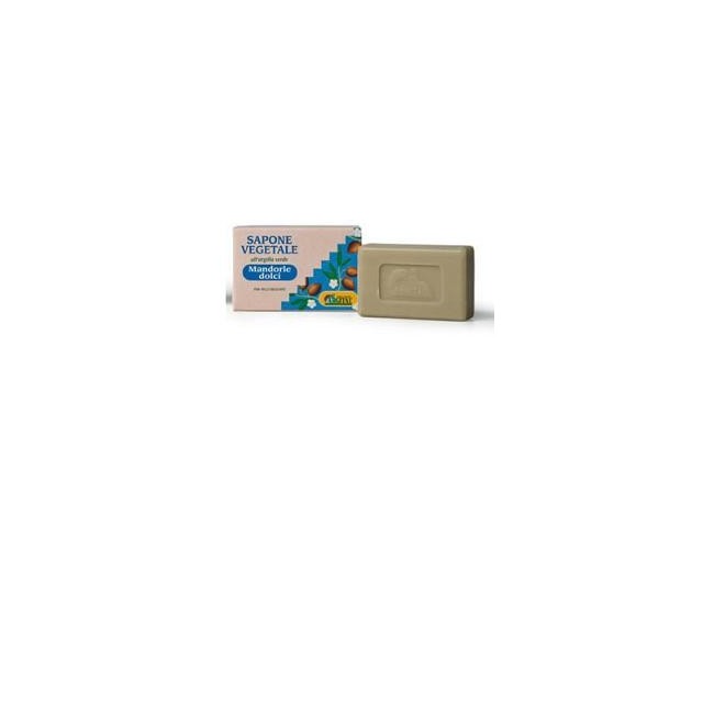 Sapone Vegetale All'argilla Verde E Mandorle Dolci 100 G Sapone Vegetale All'argilla Verde E Mandorle Dolci 100 G