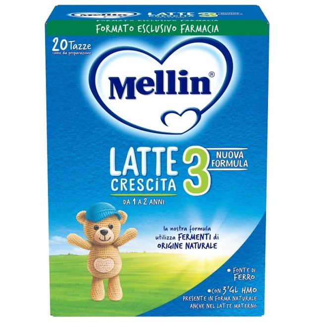 Mellin 3 latte polvere 700 g per bambini da 1 a 2 anni Mellin 3 latte polvere 700 g per bambini da 1 a 2 anni