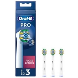 Oralb Power Refill Eb20-3 Flossaction 3 Pezzi