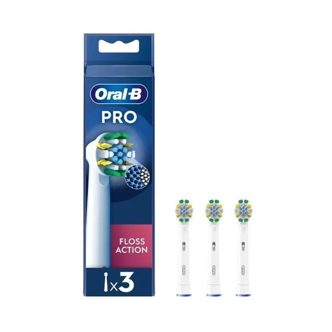 Oralb Power Refill Eb20-3 Flossaction 3 Pezzi