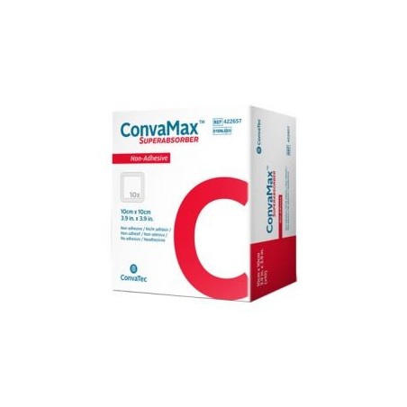 Convatec Medicazione Avanzata Convamax Superabsorber Adhesive 15 X 15 Cm 10 Pezzi