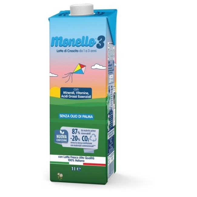 Sterilfarma Monello 3 Latte 1l Da 1-3 Anni Sterilfarma Monello 3 Latte 1l Da 1-3 Anni