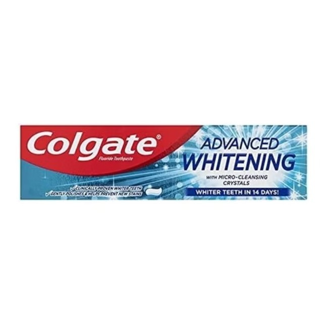 Colgate Dentifricio microdetergente bianco avanzato 100 ml Colgate Dentifricio microdetergente bianco avanzato 100 ml