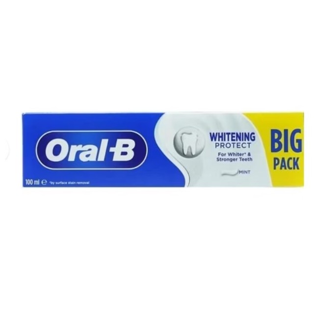 Oral-B dentifricio protettivo sbiancante alla menta 100ml Oral-B dentifricio protettivo sbiancante alla menta 100ml