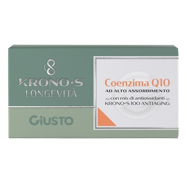 Giusto coenzima q10 kronos ad alto assorbimento Giusto coenzima q10 kronos ad alto assorbimento