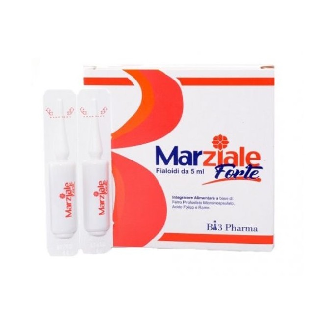 Bi3 Pharma Marziale Forte 20 Fialoidi 5ml Bi3 Pharma Marziale Forte 20 Fialoidi 5ml