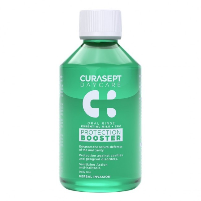 Curasept Daycare Collutorio Protection Booster Herbal Invasion 500 Ml Curasept Daycare Collutorio Protection Booster Herbal Invasion 500 Ml
