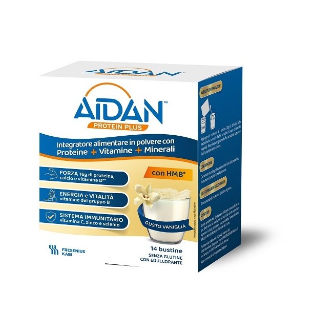 Aidan Protein Plus Vaniglia 14 Bustine Aidan Protein Plus Vaniglia 14 Bustine