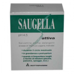 Saugella 10 Salviettine Deodoranti