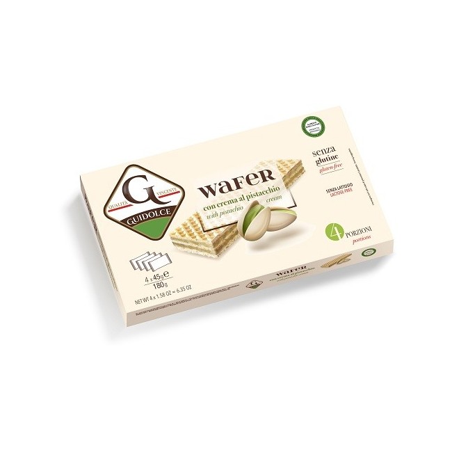 Guidolce Wafer Con Crema Al Pistacchio Guidolce Wafer Con Crema Al Pistacchio