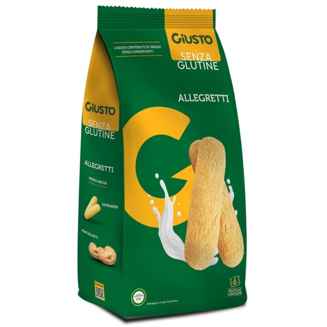 Giusto Senza Glutine Allegretti 180 G Giusto Senza Glutine Allegretti 180 G
