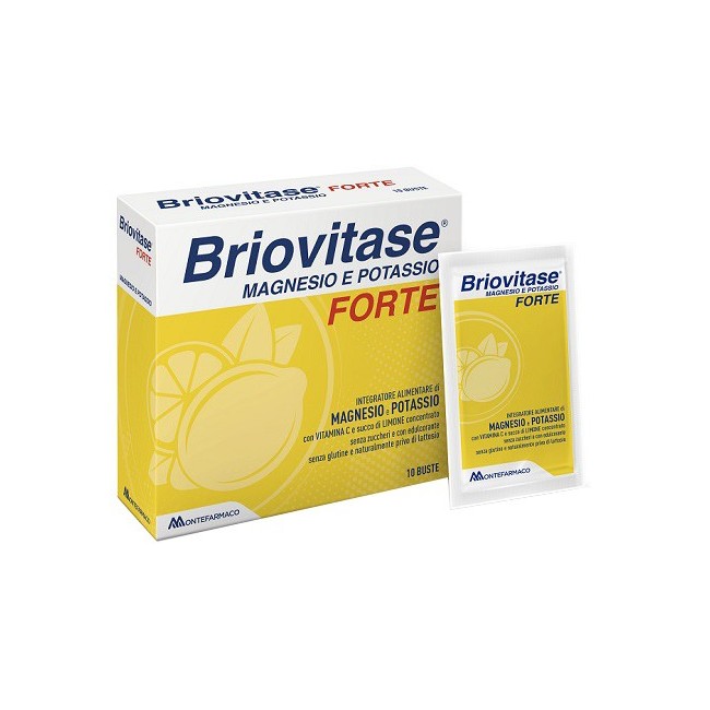 Briovitase Forte Di Magnesio E Potassio 10bustine Briovitase Forte Di Magnesio E Potassio 10bustine