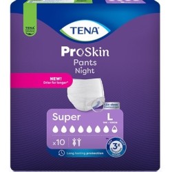 Tena Pants Night Super L 10 Pezzi