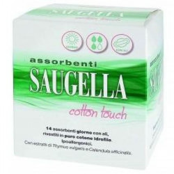 Saugella 14 Assorbenti Giorno Con Ali