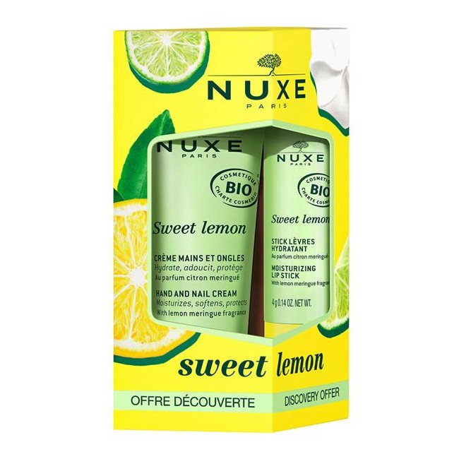 Nuxe sweet lemon crema mani stick labbra Nuxe sweet lemon crema mani stick labbra