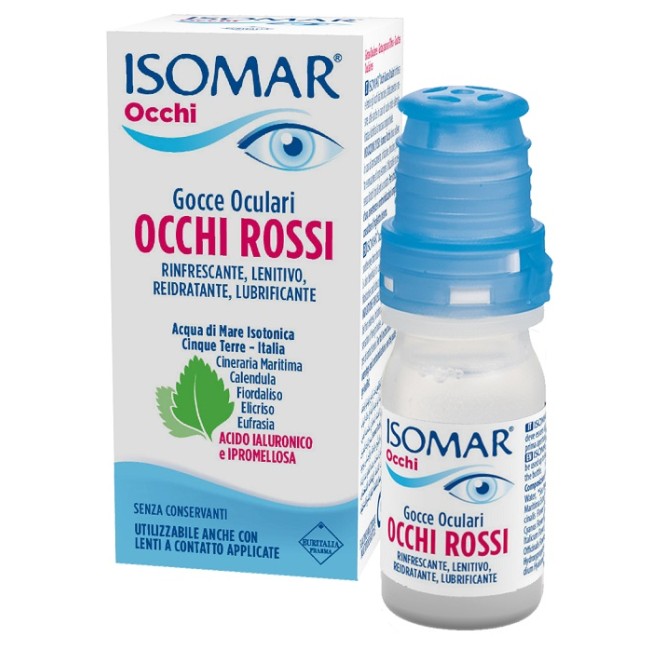 Isomar Occhi Rossi Gocce Oculari Acido Ialuronico 0,20% 10Ml Isomar Occhi Rossi Gocce Oculari Acido Ialuronico 0,20% 10Ml