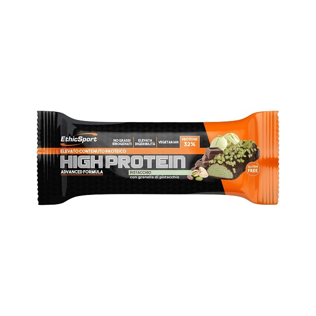 Ethicsport High Protein Pistacchio Barretta Proteica 45 G Ethicsport High Protein Pistacchio Barretta Proteica 45 G