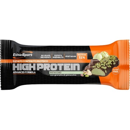 Ethicsport High Protein Pistacchio Barretta Proteica 45 G Ethicsport High Protein Pistacchio Barretta Proteica 45 G
